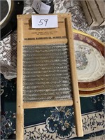 WASHBOARD & DECORATIVE DINNER PLATES