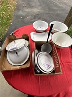 3 BOXES- GRANITEWARE