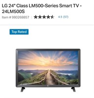 LG 24' smart tv
