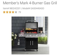 Members mark 5 burner grill