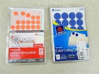Two Packs of Color Coding Labels