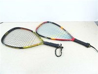 Two Racquet Ball Racquets