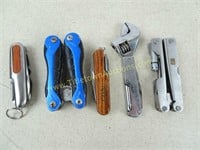 Assorted Pocket Knives and Multitools