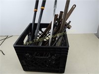 Crate full of Large Wrenches / Clamps / and