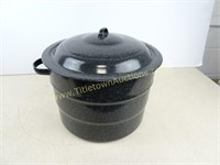 Enameled Stock Pot with Lid