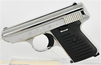 Jimenez Arms .22 LR Chrome Semi Auto Pistol