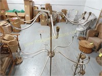 Set of Unique Vintage Floor Lamps - No Bulbs