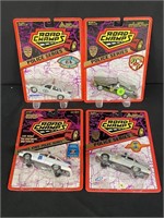 LOT OF 4 ROAD CHAMPS POLICE SERIES CARS
