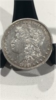 1887 P Morgan Silver $1 Dollar Coin