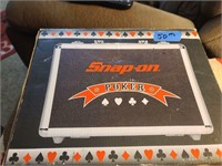 Snap-on poker set never been opened
