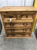 5-drawer dresser, 19 x 34 x 34" tall
