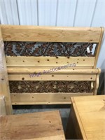Queen bed frame, pine