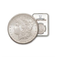 1880 s MS 67 NGC Graded Morgan Dollar