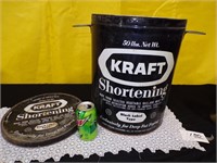 Kraft 50 Lb. Shortening Canister with Lid