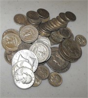 $ 5 Face Value 90% Silver Coins - Mix
