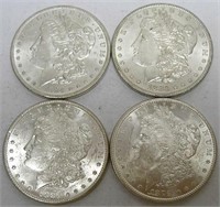 1879 P, 1883,84,85 O UNC Morgans