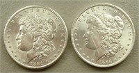 1881 S- 1884 - O UNC Morgan Dollars
