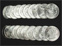 Lot of (20) 1880-1921 BU-UNC Morgan Dollars