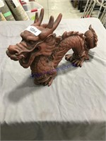 Dragon statuary, 10.5H x 18.5L