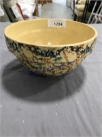 Spongeware bowl Golden Ann. 1937 Lampert Yards Inc