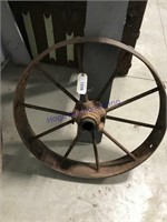 Iron wheel--24" across