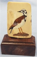 Michael Scott painted image of Ruddy Turnstone on