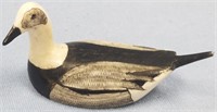 Vintage scrimshawed ivory carving by Charlie Kokul