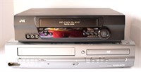 2 VCR Players - JVC & Magnavox