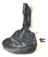 Black Fabric Guitar Carrying Bag With Capo