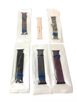 6 Apple Watch 42mm Milanese & Nylon Bands