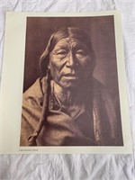 4 Edward Curtis Prints 14X17