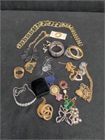 Box of costume jewelry