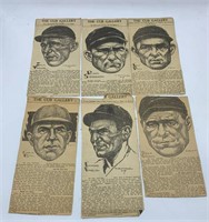 Vintage Rare 1920’s Baseball magazine cuts