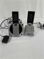 Pair of VTEC cordless phones and station.