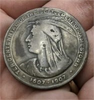 1607-1907 Jamestown Medal coin