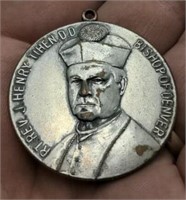 1921 Bishop of Denver medal coin
