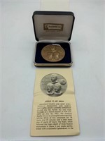 Large bronze Apollo 15 Art Medal coin