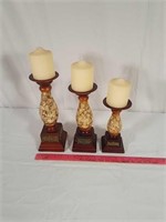 Florentine candle holders.