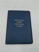 Collection of British First Decimal Coins