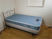 Twin size bed.