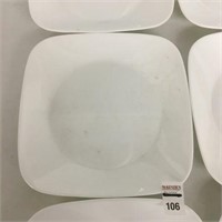 (FINAL STAIN) 6PCS CORELLE PLATES - WITH STAIN