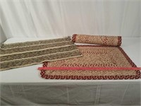 3 braided rugs.