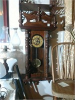Walnut 19th Century Wall Clock