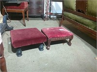 Two Antique Foot Stools