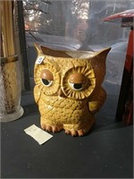 Vintage Owl Ceramic Planter