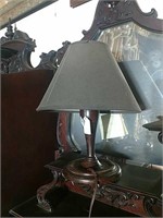 1920s Burl Walnut Lamp