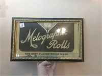 Melographic Rolls Framed Advertisement