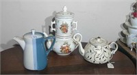 Three Teapots - Trimmel, Gibson, Japanese
