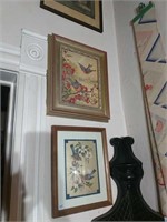 Two Framed Bird Prints