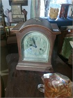 Walnut Case Mantle Clock